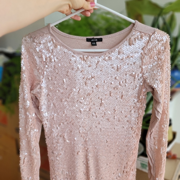 Jacob mermaid scales sequins blouse - Picture 3 of 4